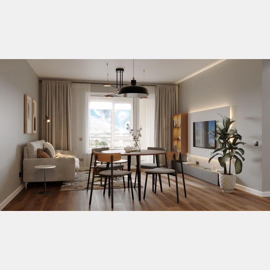 1-к. квартира, 39,1 м², 6/15 эт.
