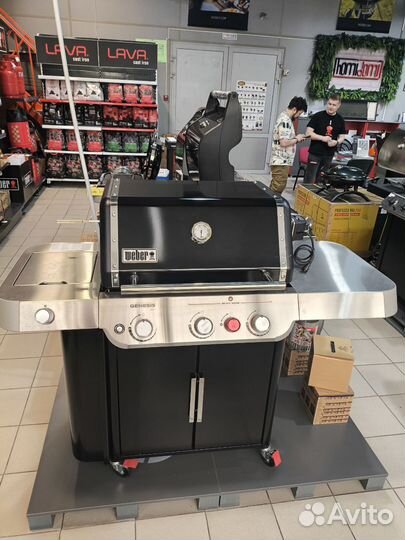 Газовый гриль Weber Genesis E-335 + вертел