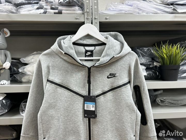 Кофта Nike Tech Fleece Серый