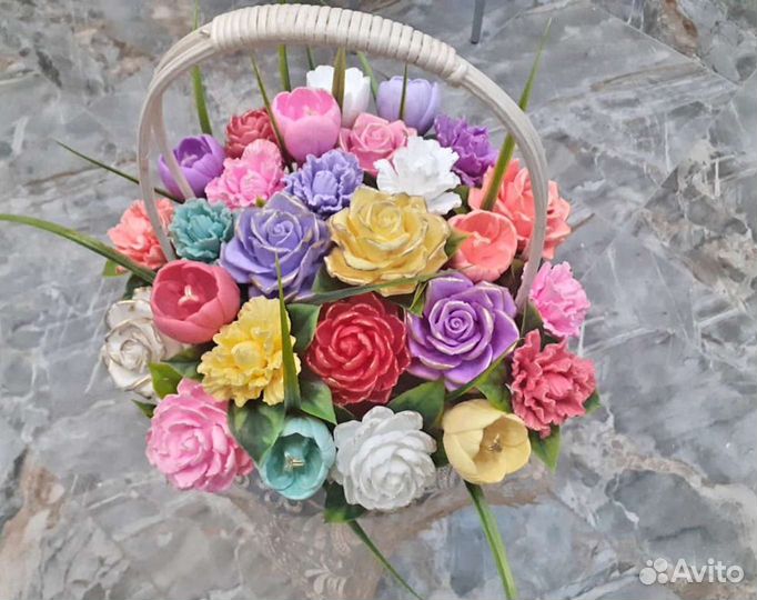 Букет из мыла