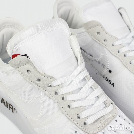 Мужские Nike Air Force 1 Low x Off-White Triple Wh