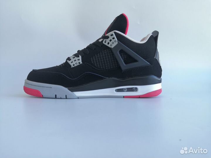 Кроссовки Nike Air Jordan 4 Retro Black / Черный
