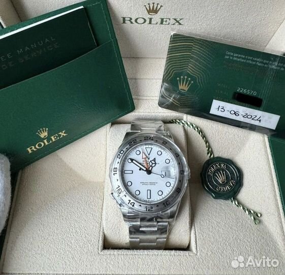 Rolex Explorer 2 white dial