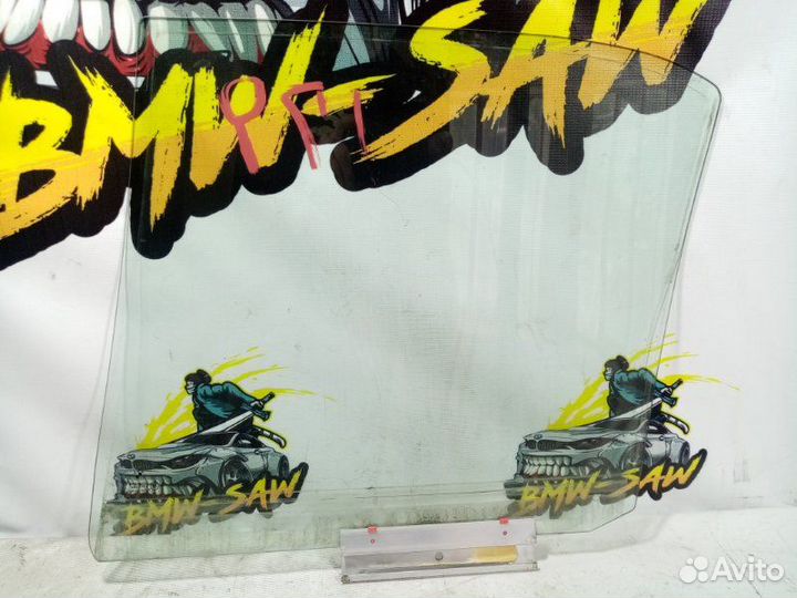 Стекло двери задней заднее правое Bmw 3 E36 sedan