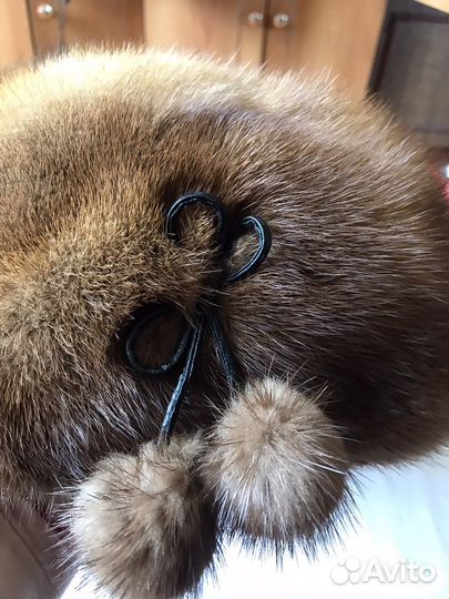 Шапка норковая женская