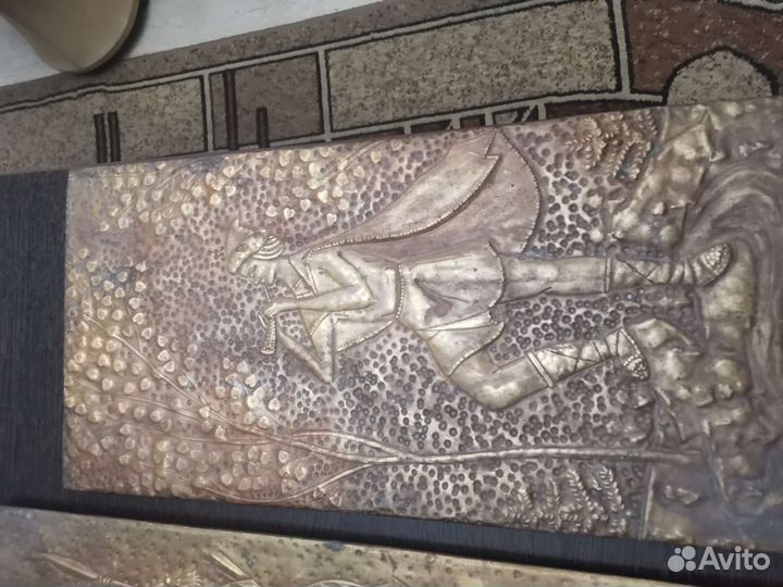 Картина медная чеканка
