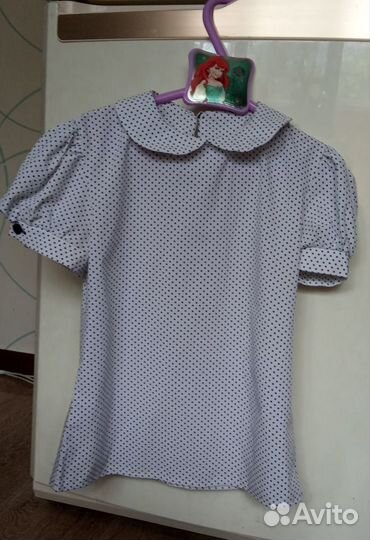 Школьная блузка р.140-146