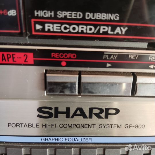 Магнитола sharp gf 800