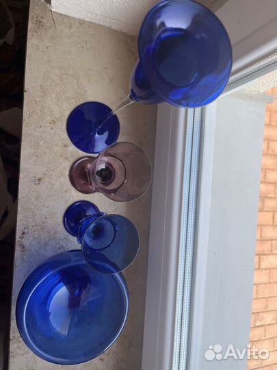 Lauscha,Лауша, 5 шт, Германия, винтаж