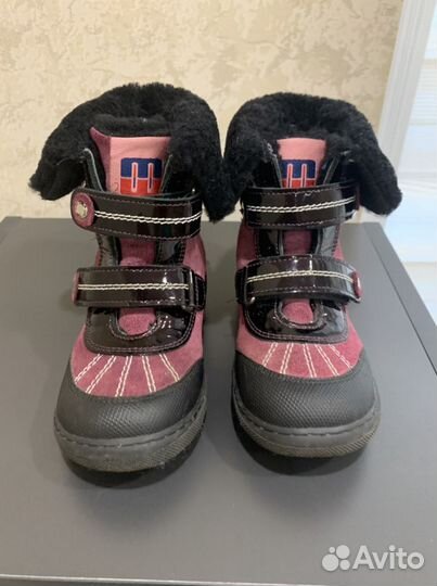 Ботинки зимние для девочки 24 размер