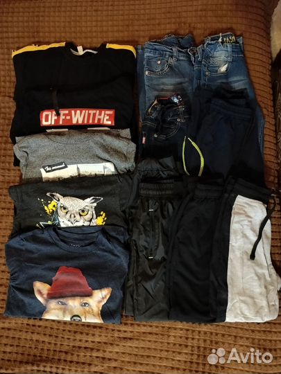 Вещи пакетом на мальчика 140 146