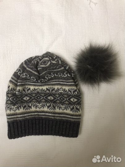 Шапка женская нат шерсть