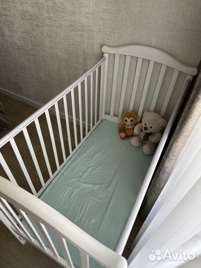 Детская кроватка Лель с ящиком