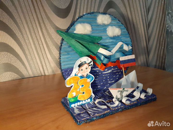 Поделки на 23 февраля в сад или школу