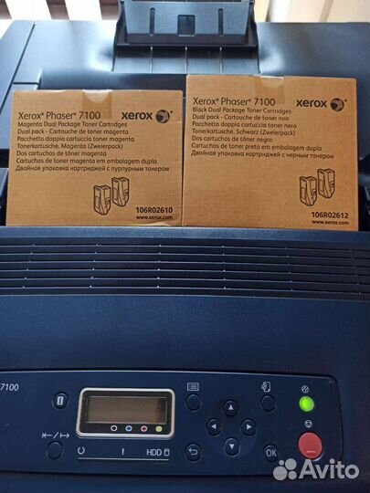 Цветной лазерный принтер Xerox phaser 7100