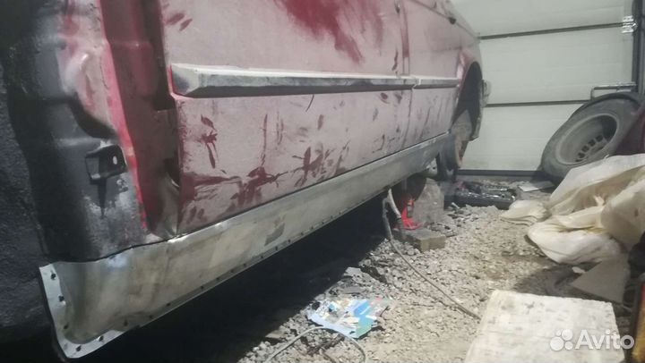 Замена порогов, арок, днища, окрас и другие работы