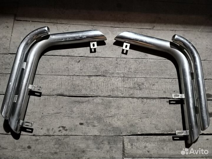 Защита заднего бампера