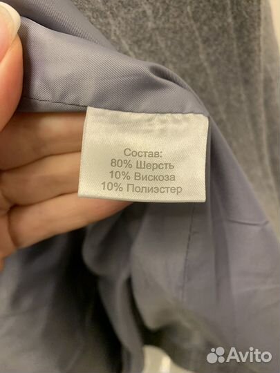 Пиджак пальто 44 шерсть