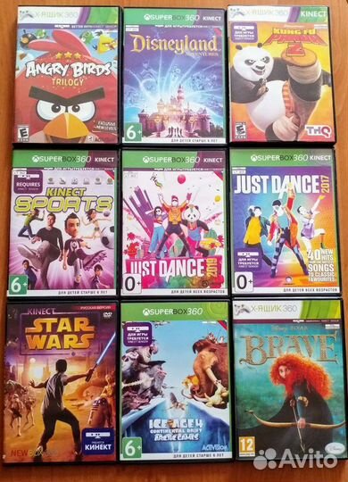 Диски для Xbox 360 (Игры под kinect) LT 3.0