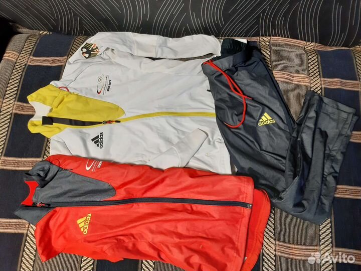 Лыж.p.S-M Разминочные костюмы adidas Сб.Германии
