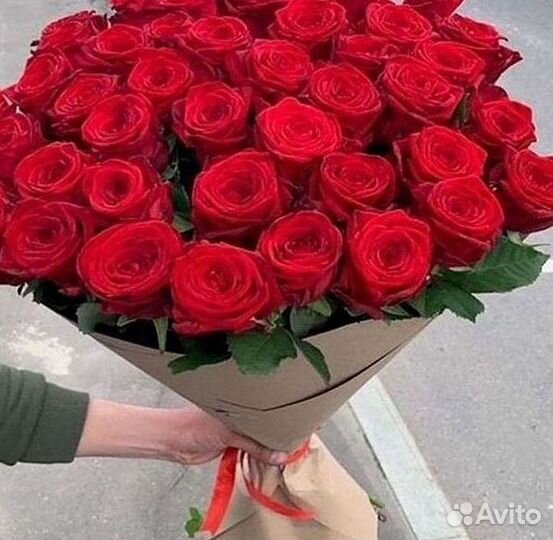 Высокие розы Доставка цветов