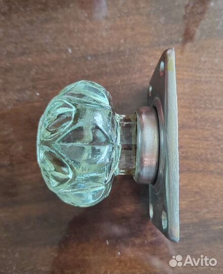 Дверные ручки. Стекло, металл. СССР