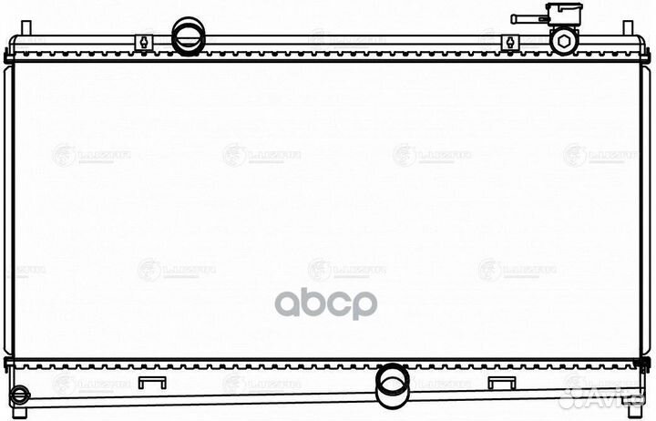 Радиатор охл. для а/м Lifan Solano (08) 1.6i/1