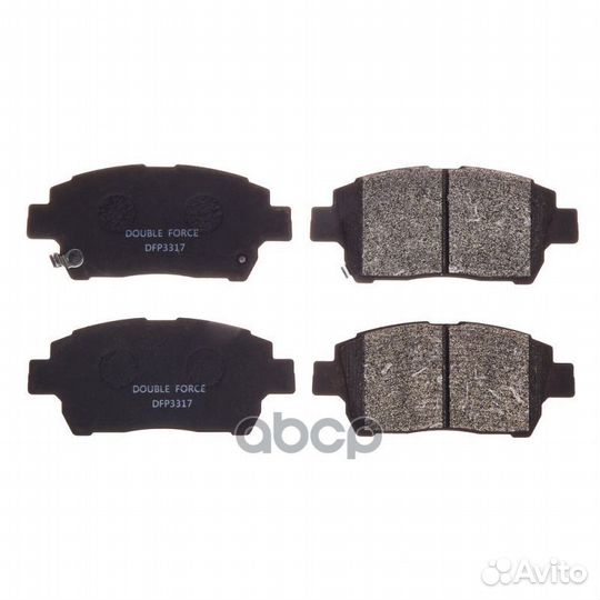 Колодки тормозные DFP3317 double force