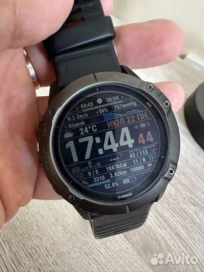 Часы Garmin Fenix 6x pro solar titanium