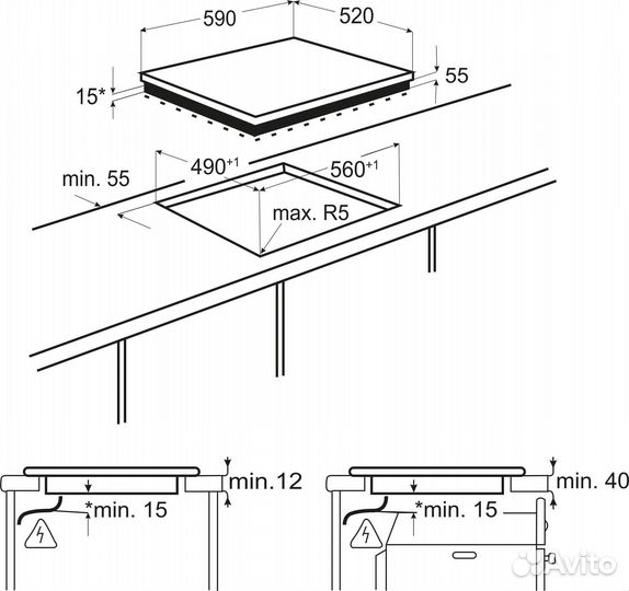 Варочная панель exiteq EXH-105IB Новая