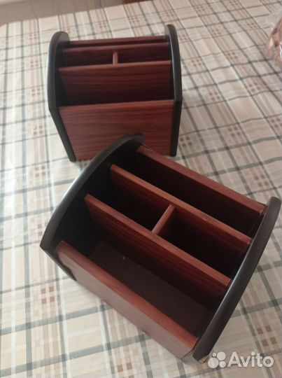 Органайзер для канцелярии деревянный