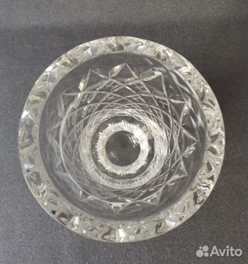 Ваза большая хрустальная СССР, новая