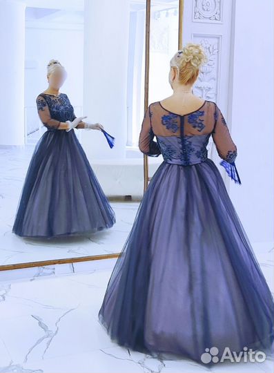 Вечернее платье 46 размера в пол