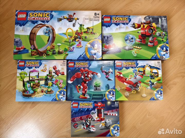 Новые наборы Lego Sonic