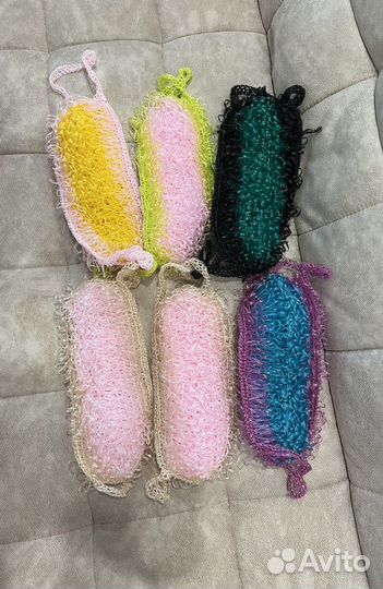 Мочалка ручной работы