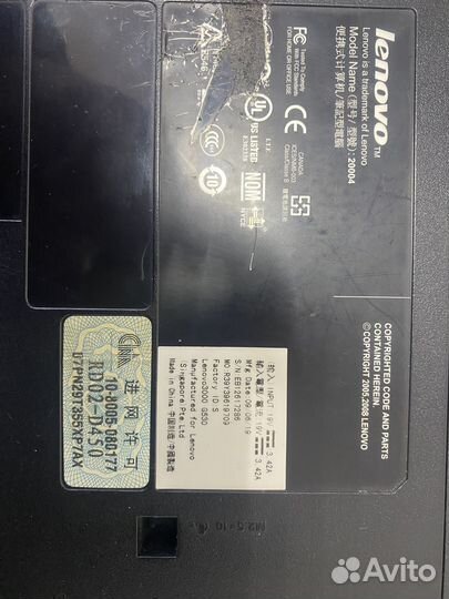 Ноутбук Lenovo g530 на запчасти