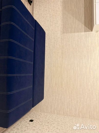 Диван раскладной синий