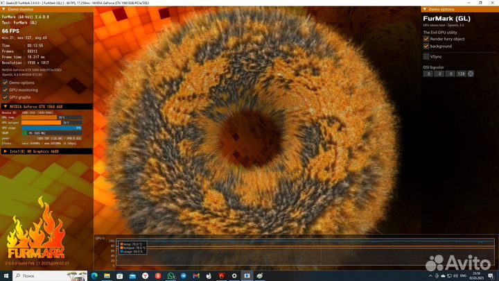 Видеокарта GTX 1060 6gb asus rog strix