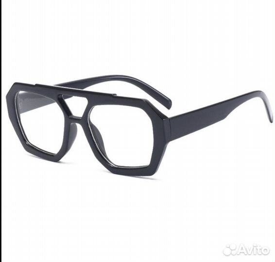Очки оправа с прозрачными стеклами