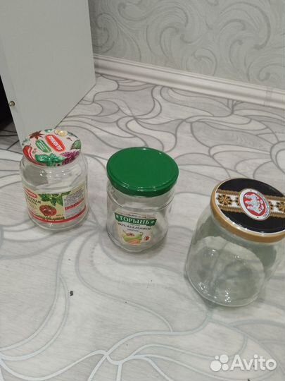 Стеклянная банка 3л, 1л, 700г