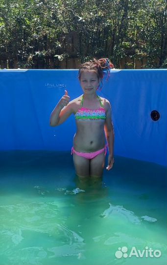 Бассейн 366 на 122 с фильтром и лестницей