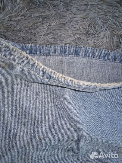 Джинсы широкие y2k синие