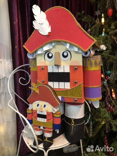 Щелкунчик, игрушка, декорация, 80см