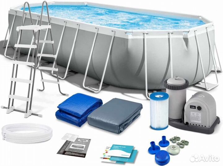 26798 intex Каркасный бассейн 610х305x122см NEW