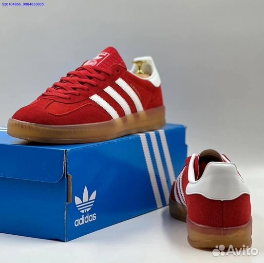 Кроссовки Adidas Gazelle Red (Арт.69264)