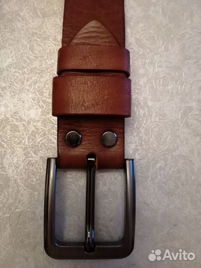 Кожаный ремень ручной работы