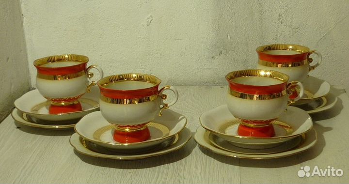 Фарфоровый чайный сервиз СССР