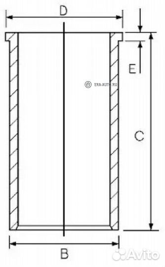 Goetze 14-020300-00 Гильза dm.88.00
