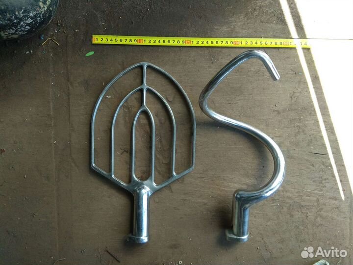 Лопатка и крюк для миксера тестомеса