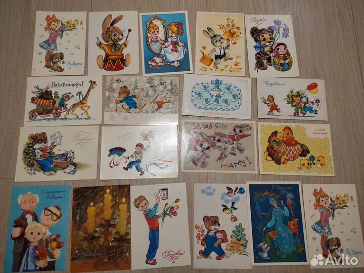 Открытки СССР с новым годом, поздравляю и тд